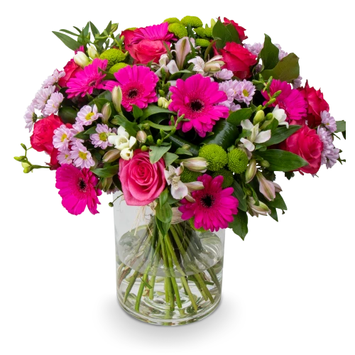 Bouquet of pink flowers